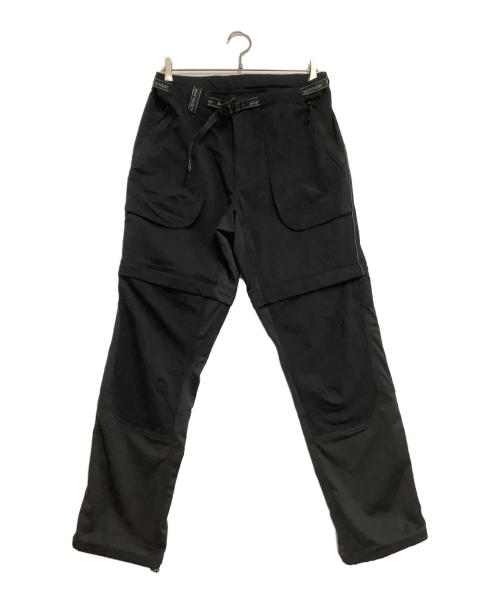 and wander（アンドワンダー）and wander (アンドワンダー) クライミングパンツ　trek 2way pant ブラック サイズ:3の古着・服飾アイテム