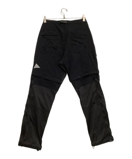 and wander（アンドワンダー）and wander (アンドワンダー) クライミングパンツ　trek 2way pant ブラック サイズ:3の古着・服飾アイテム