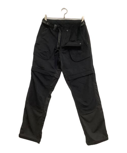 and wander（アンドワンダー）and wander (アンドワンダー) クライミングパンツ　trek 2way pant ブラック サイズ:3の古着・服飾アイテム