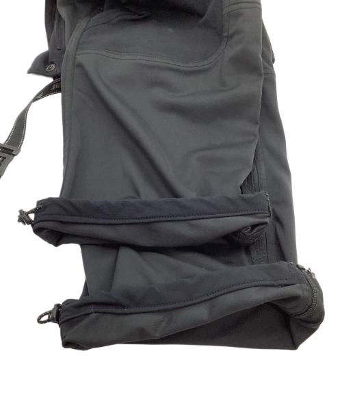 and wander（アンドワンダー）and wander (アンドワンダー) クライミングパンツ　trek 2way pant ブラック サイズ:3の古着・服飾アイテム