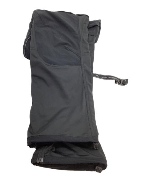 and wander（アンドワンダー）and wander (アンドワンダー) クライミングパンツ　trek 2way pant ブラック サイズ:3の古着・服飾アイテム