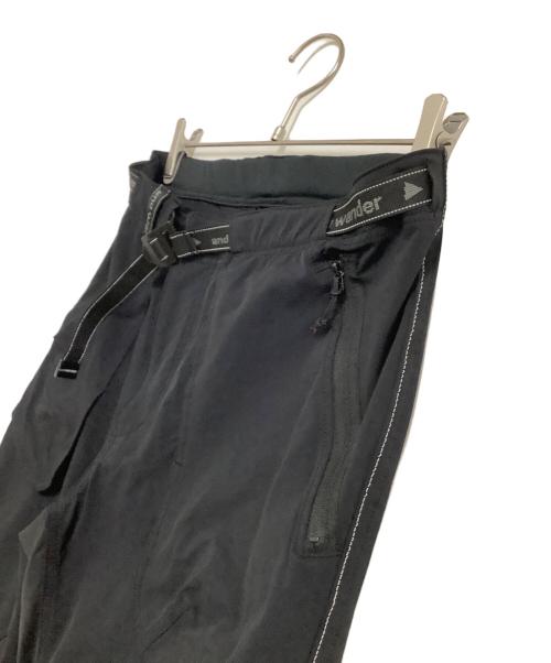 and wander（アンドワンダー）and wander (アンドワンダー) クライミングパンツ　trek 2way pant ブラック サイズ:3の古着・服飾アイテム