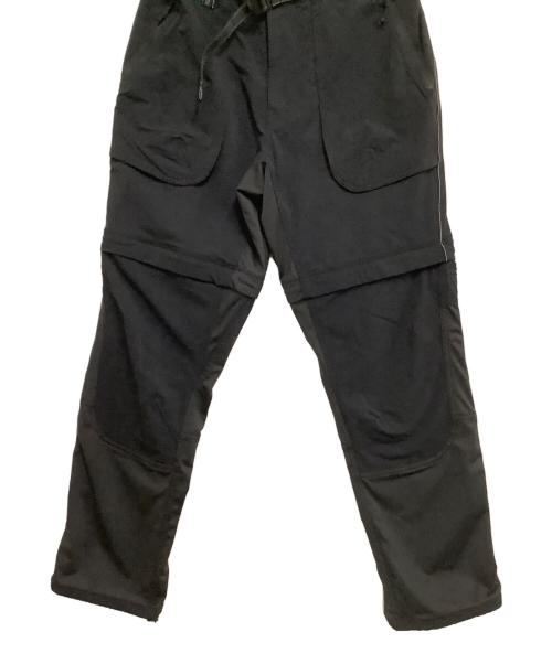 and wander（アンドワンダー）and wander (アンドワンダー) クライミングパンツ　trek 2way pant ブラック サイズ:3の古着・服飾アイテム