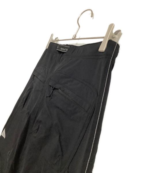 and wander（アンドワンダー）and wander (アンドワンダー) クライミングパンツ　trek 2way pant ブラック サイズ:3の古着・服飾アイテム