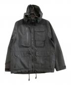 WHITE MOUNTAINEERINGホワイトマウンテ二アニング）の古着「マウンテンパーカー　GORE-TEX WOOL MOUNTAIN PARKA」｜ブラック