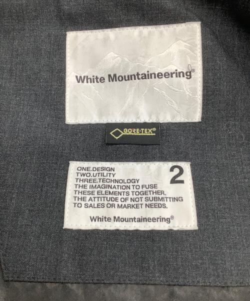 WHITE MOUNTAINEERING（ホワイトマウンテ二アニング）WHITE MOUNTAINEERING (ホワイトマウンテ二アニング) マウンテンパーカー　GORE-TEX WOOL MOUNTAIN PARKA ブラック サイズ:2の古着・服飾アイテム