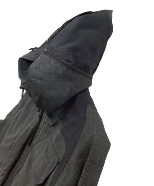 WHITE MOUNTAINEERING（ホワイトマウンテ二アニング）WHITE MOUNTAINEERING (ホワイトマウンテ二アニング) マウンテンパーカー　GORE-TEX WOOL MOUNTAIN PARKA ブラック サイズ:2の古着・服飾アイテム