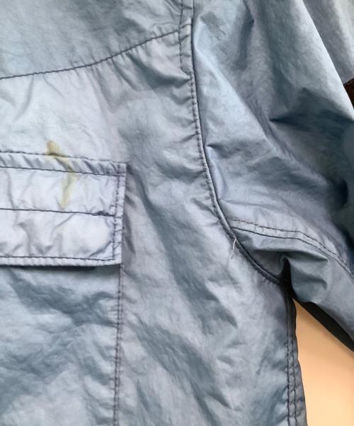 STONE ISLAND（ストーンアイランド）STONE ISLAND (ストーンアイランド) ジャケット　22SS　MEMBRANA 3L-TC ガーメントダイコーティングナイロンジップフーディ ブルー サイズ:Lの古着・服飾アイテム