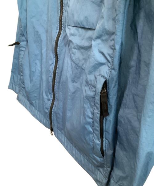 STONE ISLAND（ストーンアイランド）STONE ISLAND (ストーンアイランド) ジャケット　22SS　MEMBRANA 3L-TC ガーメントダイコーティングナイロンジップフーディ ブルー サイズ:Lの古着・服飾アイテム