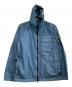 STONE ISLAND（ストーンアイランド）の古着「ジャケット　22SS　MEMBRANA 3L-TC ガーメントダイコーティングナイロンジップフーディ」｜ブルー