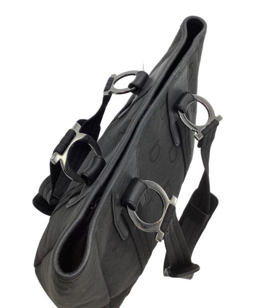 Salvatore Ferragamo（サルヴァトーレ フェラガモ）Salvatore Ferragamo (サルヴァトーレ フェラガモ) トートバッグ ガンチーニ ブラックの古着・服飾アイテム