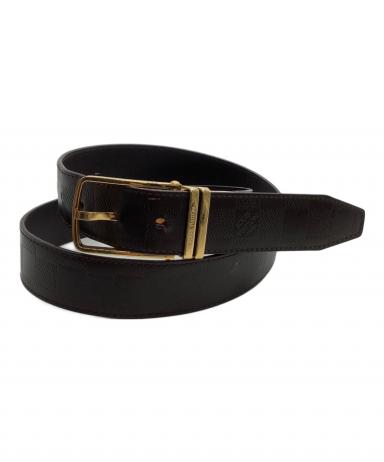 中古・古着通販】LOUIS VUITTON (ルイ ヴィトン) レザーベルト ダミエ