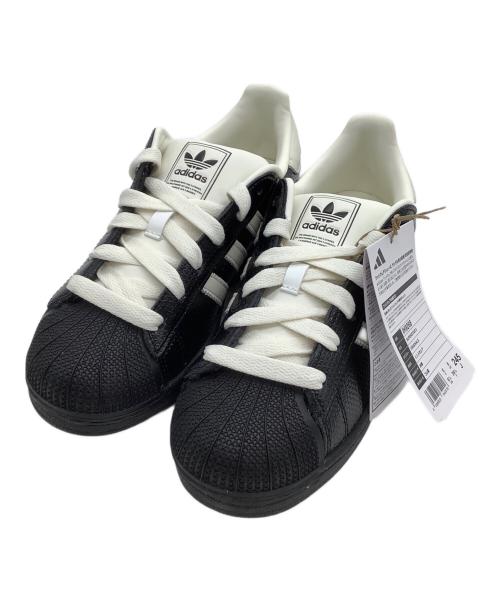 adidas（アディダス）adidas (アディダス) ローカットスニーカー SUPERSTAR II ブラック サイズ:24.5 未使用品の古着・服飾アイテム