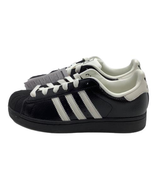 adidas（アディダス）adidas (アディダス) ローカットスニーカー SUPERSTAR II ブラック サイズ:24.5 未使用品の古着・服飾アイテム