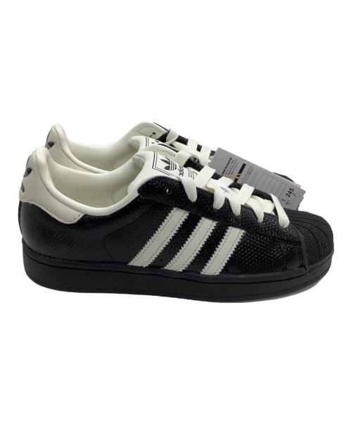 adidas（アディダス）adidas (アディダス) ローカットスニーカー SUPERSTAR II ブラック サイズ:24.5 未使用品の古着・服飾アイテム
