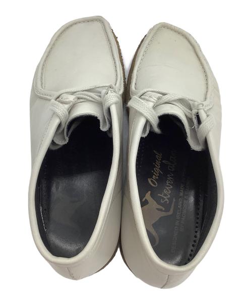 PADMORE&BARNES（パドモアアンドバーンズ）PADMORE&BARNES (パドモアアンドバーンズ) STEVEN ALAN (スティーブンアラン) モカシンシューズ アイボリー サイズ:7の古着・服飾アイテム
