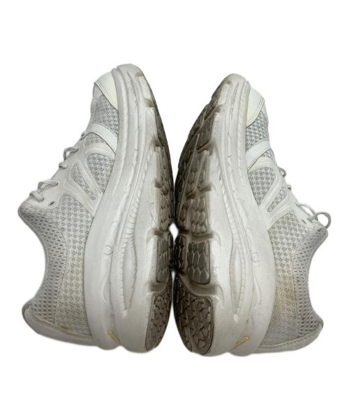 HOKAONEONE（ホカオネオネ）HOKAONEONE (ホカオネオネ) Engineered Garments (エンジニアド ガーメンツ) ローカットスニーカー BONDI B ホワイト サイズ:26.5の古着・服飾アイテム