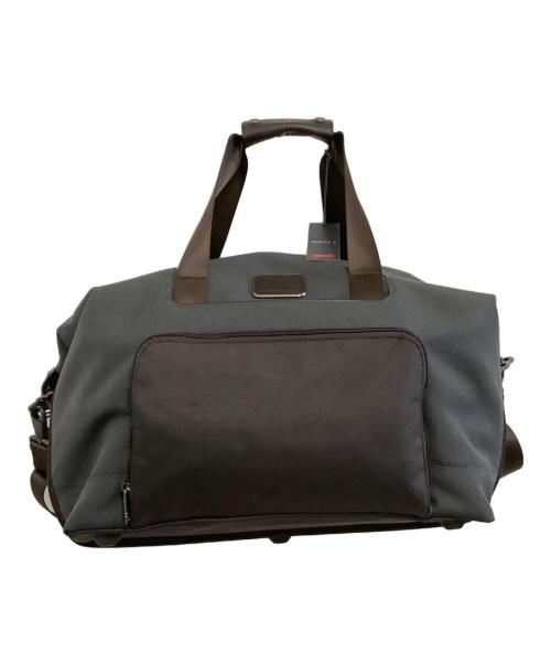 TUMI（トゥミ）TUMI (トゥミ) ボストンバッグ アルファ3 ダブル・エクスパンション・サチェル ブラック×ブラウン 未使用品の古着・服飾アイテム