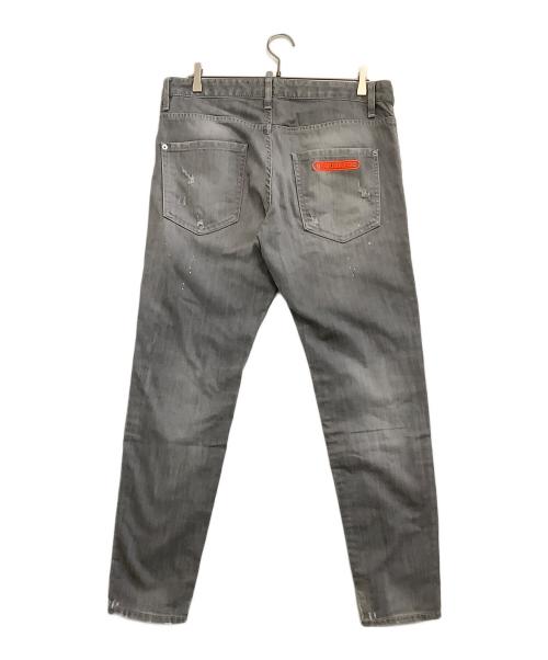 DSQUARED2（ディースクエアード）DSQUARED2 (ディースクエアード) デニムパンツ　Skinny Dan Light Grey ブラック サイズ:44の古着・服飾アイテム