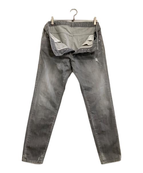 DSQUARED2（ディースクエアード）DSQUARED2 (ディースクエアード) デニムパンツ　Skinny Dan Light Grey ブラック サイズ:44の古着・服飾アイテム