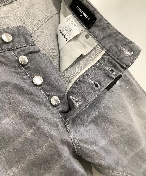DSQUARED2（ディースクエアード）DSQUARED2 (ディースクエアード) デニムパンツ　Skinny Dan Light Grey ブラック サイズ:44の古着・服飾アイテム