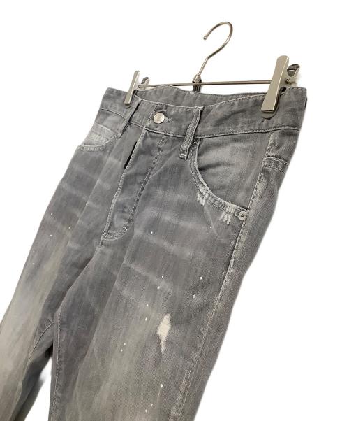 DSQUARED2（ディースクエアード）DSQUARED2 (ディースクエアード) デニムパンツ　Skinny Dan Light Grey ブラック サイズ:44の古着・服飾アイテム