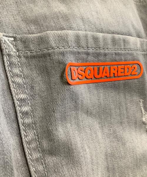 DSQUARED2（ディースクエアード）DSQUARED2 (ディースクエアード) デニムパンツ　Skinny Dan Light Grey ブラック サイズ:44の古着・服飾アイテム