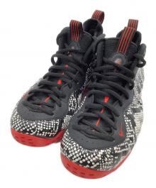 NIKE（ナイキ）の古着「ミッドカットスニーカー AIR FOAMPOSITE ONE」｜ブラック×ホワイト