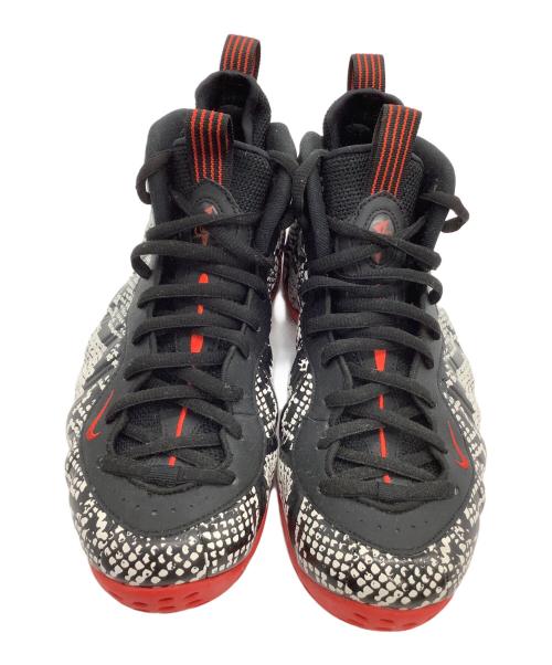 NIKE（ナイキ）NIKE (ナイキ) ミッドカットスニーカー AIR FOAMPOSITE ONE ブラック×ホワイト サイズ:28の古着・服飾アイテム