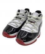 NIKEナイキ）の古着「ローカットスニーカー　Air Jordan 11 Low」｜ブラック×ホワイト