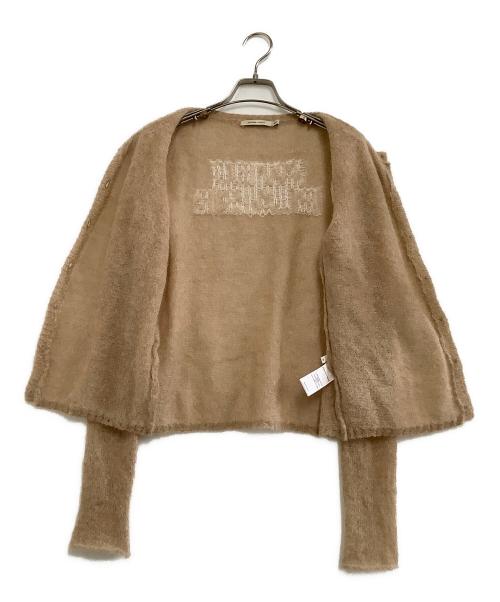 Paloma Wool（パロマウール）paloma wool (パロマウール) 厚手カーディガン　AVEC PLAISIR ベージュ サイズ:Mの古着・服飾アイテム