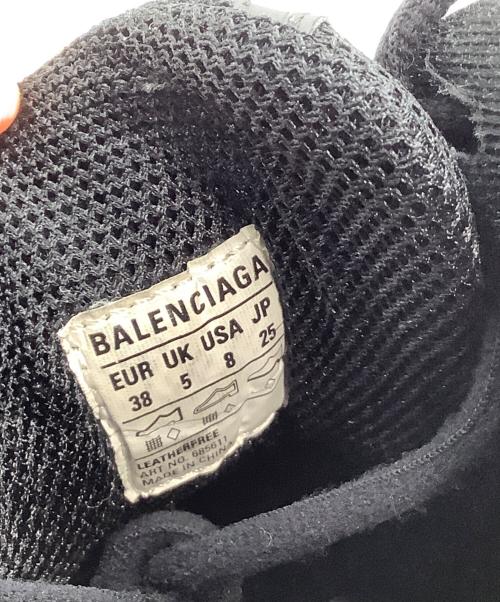 BALENCIAGA（バレンシアガ）BALENCIAGA (バレンシアガ) ローカットスニーカー DEFENDER BOUNCER ブラック サイズ:25の古着・服飾アイテム