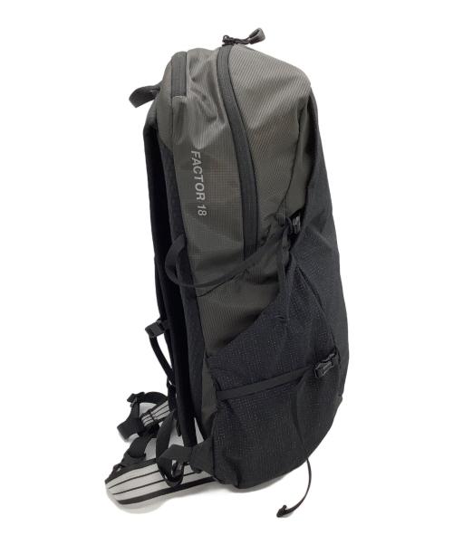 THE NORTH FACE（ザ ノース フェイス）THE NORTH FACE (ザ ノース フェイス) リュック ファクター 18/ Factor 18 ブラック×グレーの古着・服飾アイテム