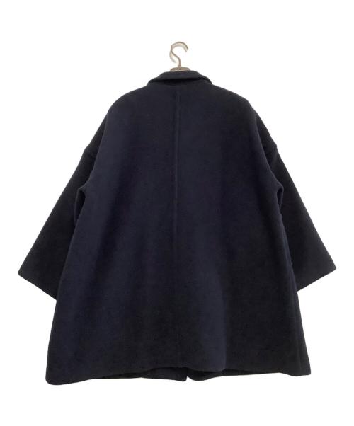 MACPHEE（マカフィー）MACPHEE (マカフィー) コート　パイルメルトン オーバーサイズドコート ネイビー サイズ:36の古着・服飾アイテム
