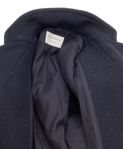 MACPHEE（マカフィー）MACPHEE (マカフィー) コート　パイルメルトン オーバーサイズドコート ネイビー サイズ:36の古着・服飾アイテム