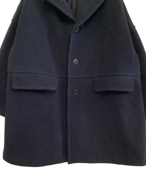 MACPHEE（マカフィー）MACPHEE (マカフィー) コート　パイルメルトン オーバーサイズドコート ネイビー サイズ:36の古着・服飾アイテム