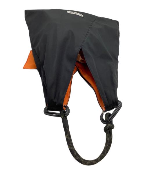 OUTDOOR PRODUCTS（アウトドア プロダクツ）OUTDOOR PRODUCTS (アウトドア プロダクツ) RISLEY (リズレー) トートバッグ　トライアングルフリルバッグ ブラックの古着・服飾アイテム