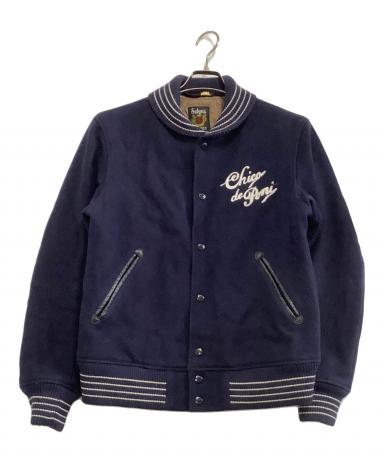 中古・古着通販】Schott (ショット) スタジャン ネイビー サイズ:L