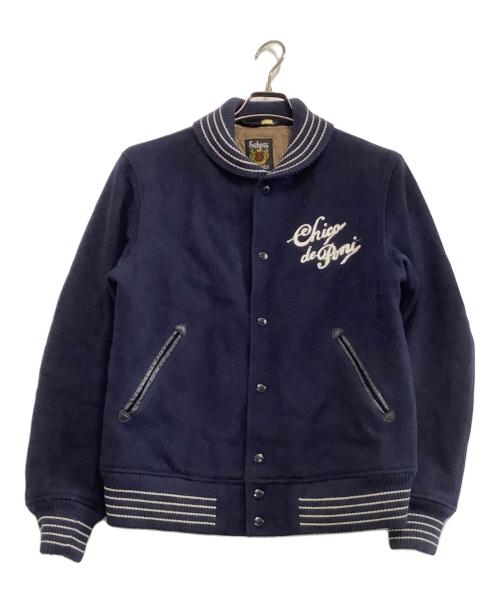 Schott（ショット）Schott (ショット) スタジャン ネイビー サイズ:Lの古着・服飾アイテム