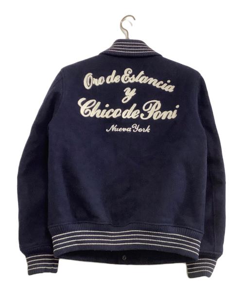 Schott（ショット）Schott (ショット) スタジャン ネイビー サイズ:Lの古着・服飾アイテム