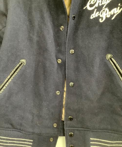 Schott（ショット）Schott (ショット) スタジャン ネイビー サイズ:Lの古着・服飾アイテム