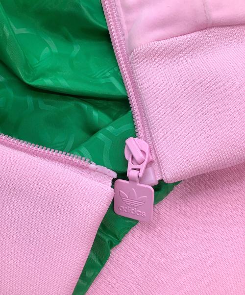 adidas（アディダス）adidas (アディダス) トラックジャケット ピンク×グリーン サイズ:Sの古着・服飾アイテム