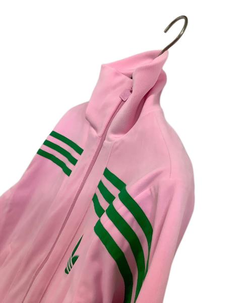 adidas（アディダス）adidas (アディダス) トラックジャケット ピンク×グリーン サイズ:Sの古着・服飾アイテム