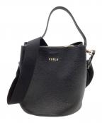 FURLAフルラ）の古着「バケツ型ショルダーバッグ Danae バケットバッグ S」｜ブラック