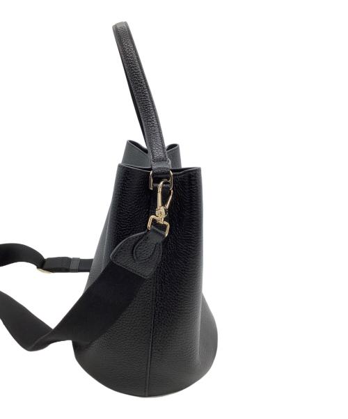 FURLA（フルラ）FURLA (フルラ) バケツ型ショルダーバッグ Danae バケットバッグ S ブラックの古着・服飾アイテム