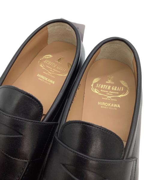 SCOTCH GRAIN（スコッチグレイン）SCOTCH GRAIN (スコッチグレイン) コインローファー ブラック サイズ:25 未使用品の古着・服飾アイテム