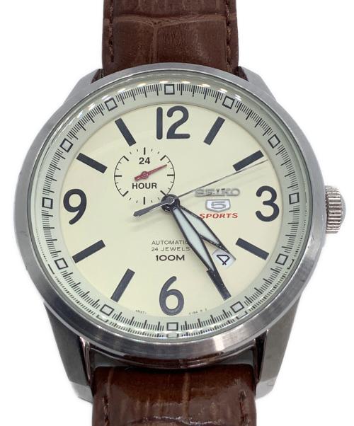 SEIKO（セイコー）SEIKO (セイコー) 腕時計 セイコー5スポーツ ベージュの古着・服飾アイテム