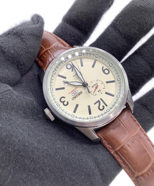 SEIKO（セイコー）SEIKO (セイコー) 腕時計 セイコー5スポーツ ベージュの古着・服飾アイテム