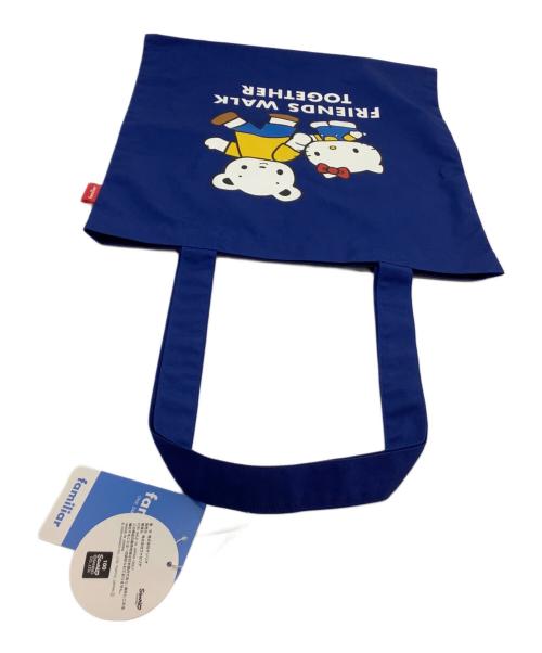 familiar（ファミリア）familiar (ファミリア) トートバッグ ハローキティ ブルー 未使用品の古着・服飾アイテム