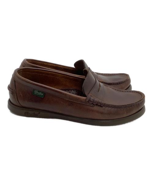 PARABOOT（パラブーツ）PARABOOT (パラブーツ) コインローファー ブラウン サイズ:3の古着・服飾アイテム